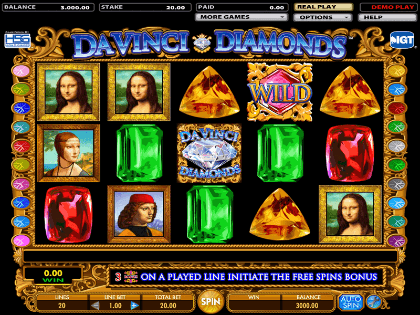 Da Vinci Diamonds Slot