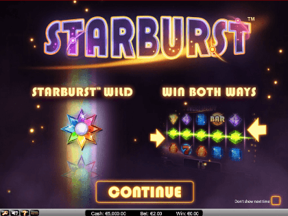 Play Starburst Free Demo Play Starburst Free Demo